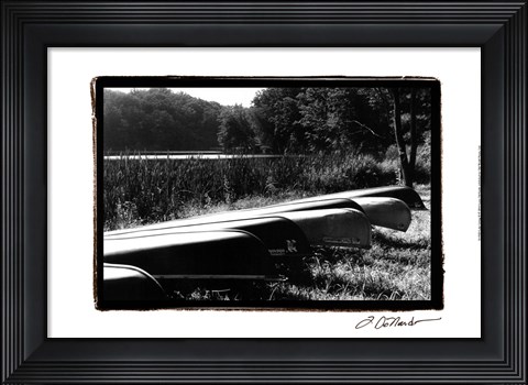 Framed Lake Living II Print