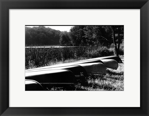 Framed Lake Living II Print