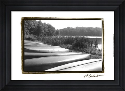 Framed Lake Living III Print