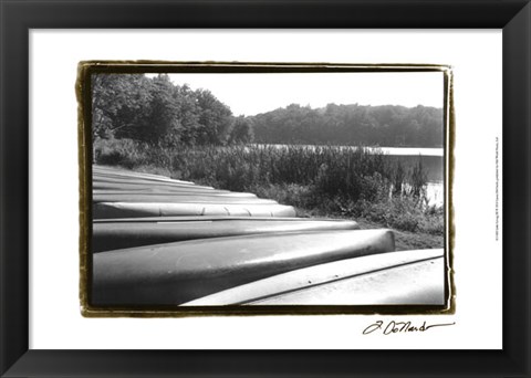 Framed Lake Living III Print