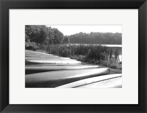 Framed Lake Living III Print
