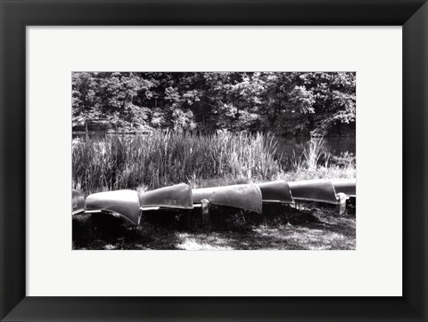 Framed Lake Living IV Print
