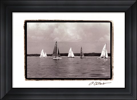 Framed Ocean Breeze I Print