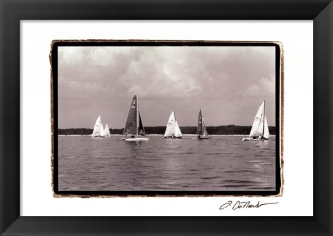 Framed Ocean Breeze I Print