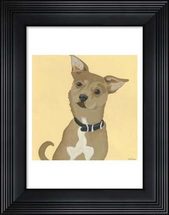 Framed Peaches Print