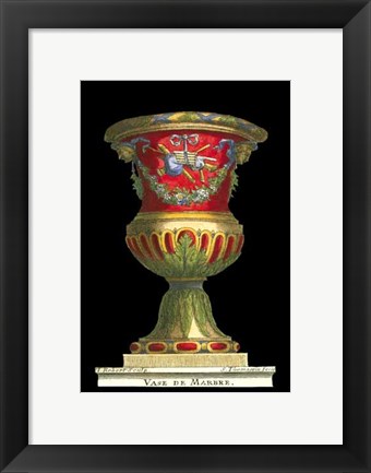 Framed Small Vase with Instruments (IP) Print