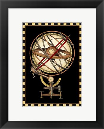 Framed Single Globe (IP) I Print
