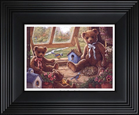 Framed Garden House Tenants Print