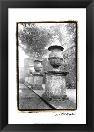 Framed Italian Garden II Print