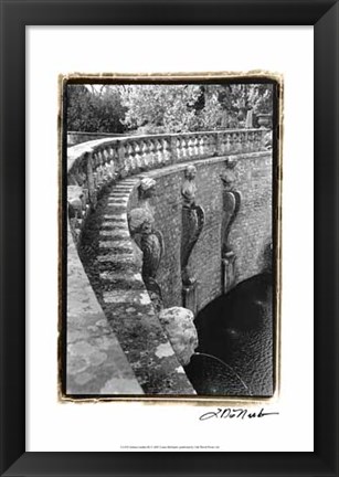 Framed Italian Garden III Print