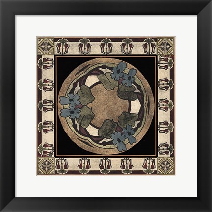 Framed Arts &amp; Crafts Motif I Print