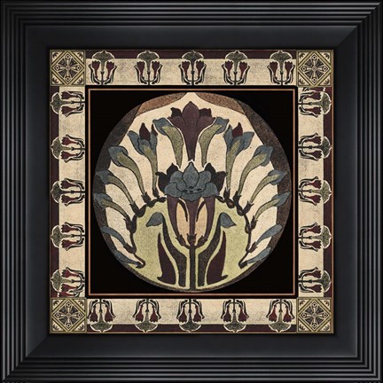 Framed Arts &amp; Crafts Motif III Print