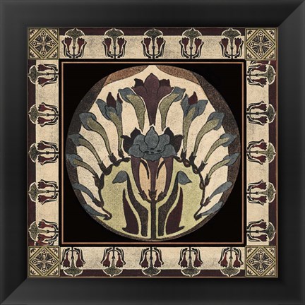 Framed Arts &amp; Crafts Motif III Print