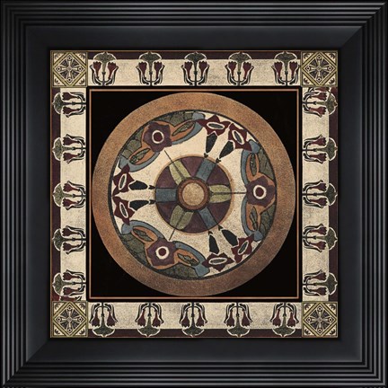 Framed Arts &amp; Crafts Motif IV Print