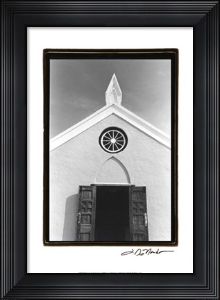 Framed Bermuda Architecture I Print