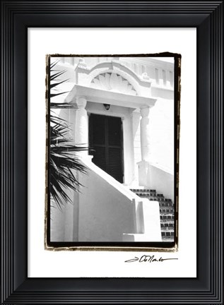 Framed Bermuda Architecture II Print