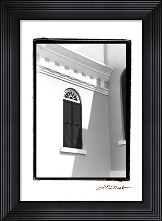 Framed Bermuda Architecture III Print