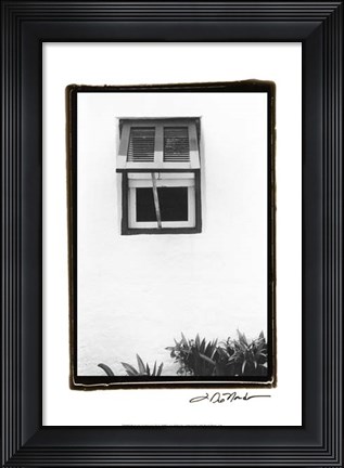 Framed Bermuda Architecture IV Print