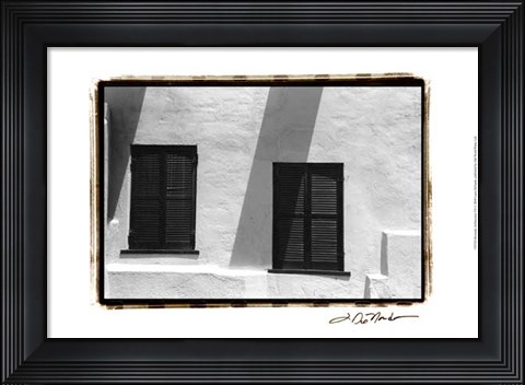 Framed Bermuda Architecture VII Print