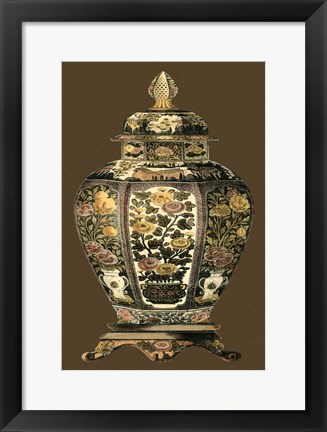 Framed Small Amber Porcelain II (U) Print