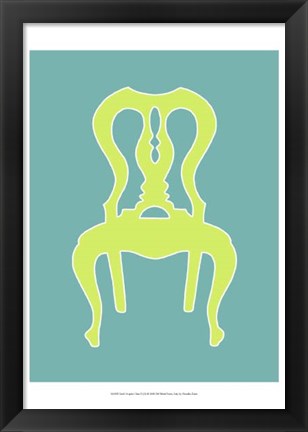 Framed Small Graphic Chair II (U) Print