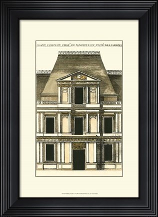 Framed Building Facade IV Print