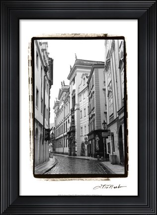 Framed Streets of Prague II Print