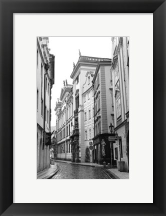 Framed Streets of Prague II Print