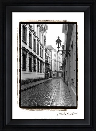 Framed Streets of Prague III Print