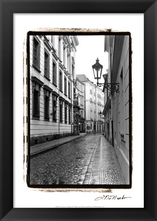 Framed Streets of Prague III Print