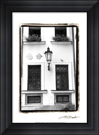 Framed Glimpses of Prague V Print