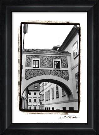 Framed Splendors of Prague III Print