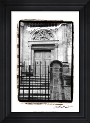 Framed Prague Passageway II Print