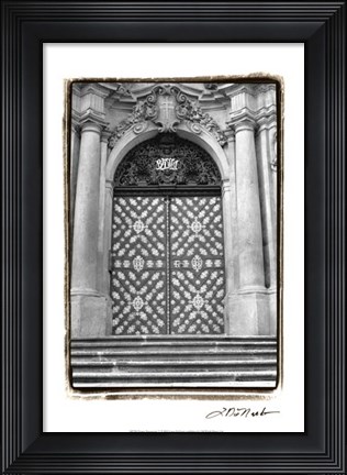 Framed Prague Passageway V Print