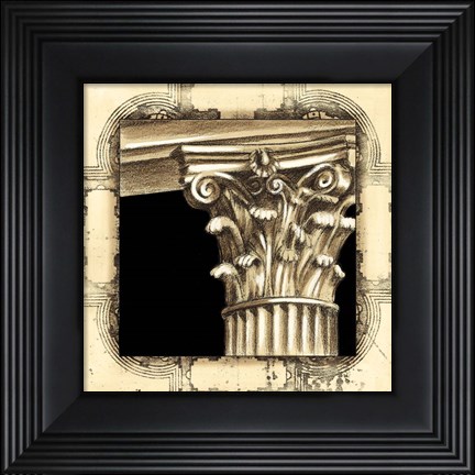 Framed Small Architectural Schema II Print