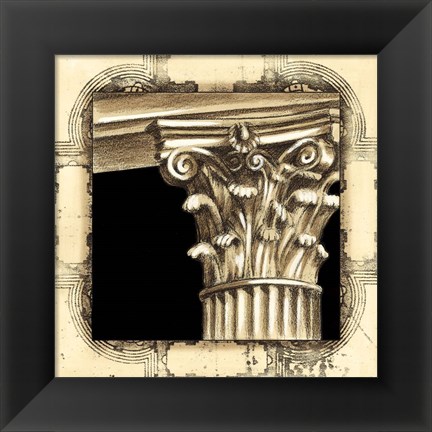 Framed Small Architectural Schema II Print
