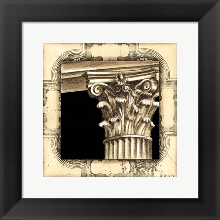 Framed Small Architectural Schema II Print