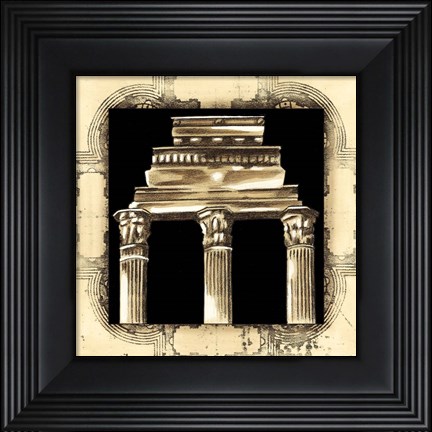 Framed Small Architectural Schema III Print