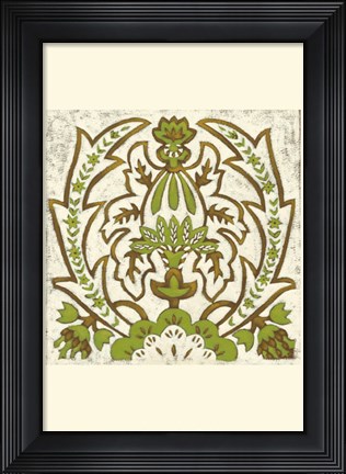 Framed Small Lotus Tapestry II Print