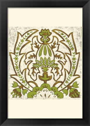 Framed Small Lotus Tapestry II Print