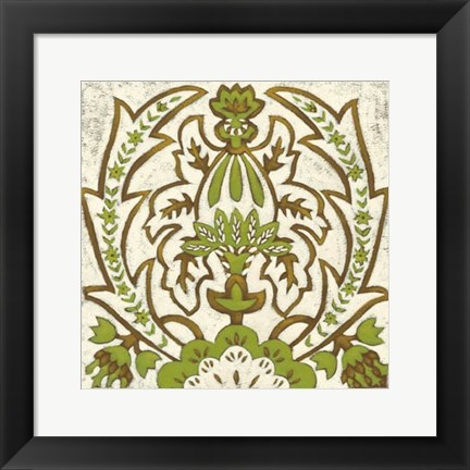 Framed Small Lotus Tapestry II Print
