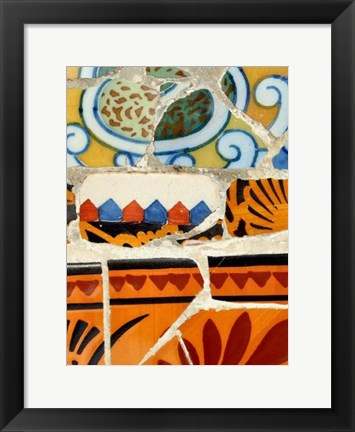 Framed Mosaic Fragments II Print