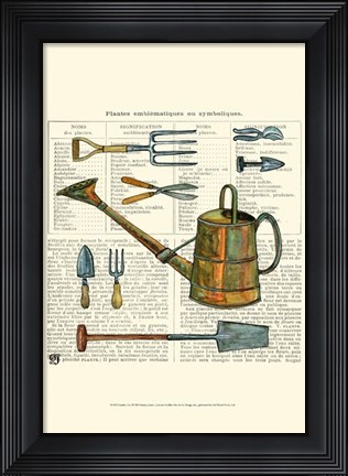 Framed Garden Can Print