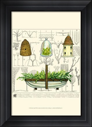 Framed Garden Trug Print