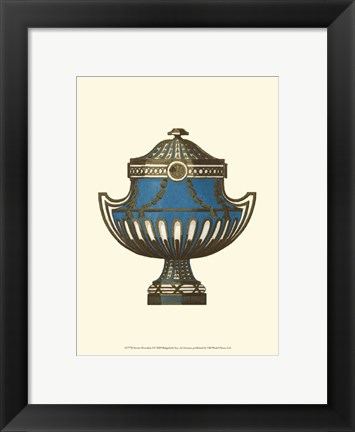 Framed Sevres Porcelain I Print