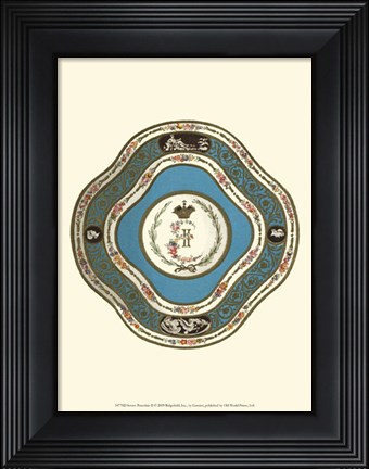 Framed Sevres Porcelain II Print
