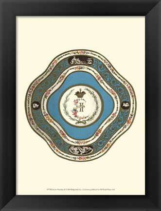 Framed Sevres Porcelain II Print