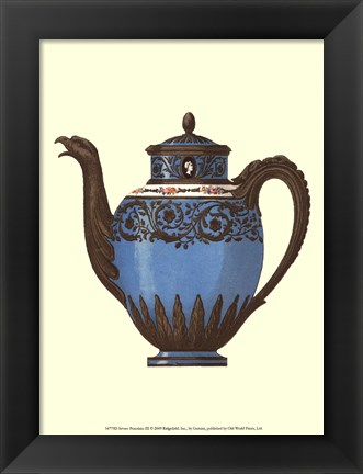Framed Sevres Porcelain III Print