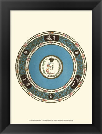 Framed Sevres Porcelain IV Print