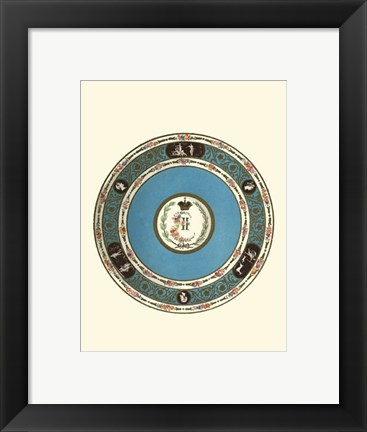Framed Sevres Porcelain IV Print